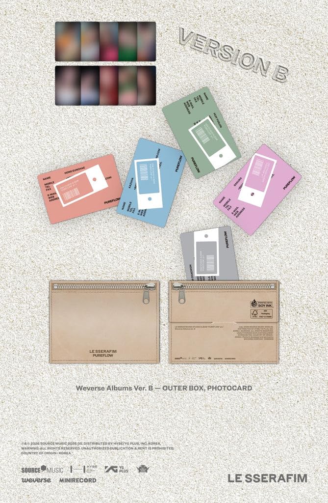 Amazon.com: LE-SSERAFIM Pureflow pt.1 [Weverse Albums ver.] (2 ver